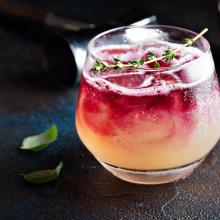 Drink | Cranberry Gin Fizz