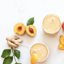 Image of Paleo Peach Coconut Smoothie
