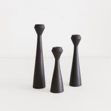 Tapered Diamond Candlestick Holder Set by Scent