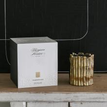 Gold Sagano Bamboo Candle by Scent