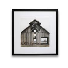 Barn with Pin Oak by George Dombek