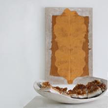 Rorschach Tumeric B by Kim Fonder
